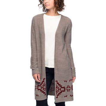 Кардиган Trillium Camille Tribal Brown Cardigan