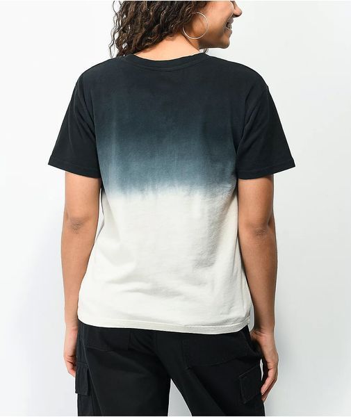 Футболка Dickies Black & Cream Dip Dye T-Shirt