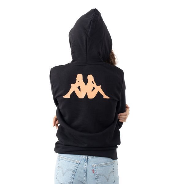 Худі Kappa Authentic Ambenja Pullover Hoodie Black Smoke Orange