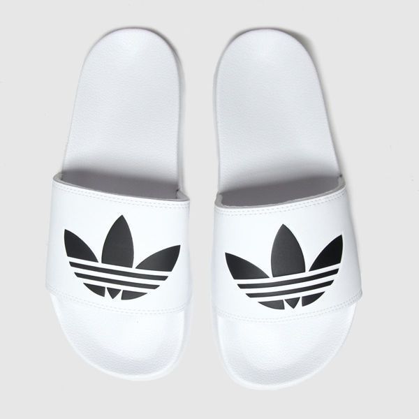 Шльопанці Adidas Adilette Lite White & Black Slide Sandals