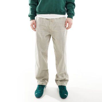 Джинси Pull&Bear wide leg washed jeans stone