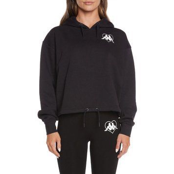 Худі Kappa Authentic Love Plock Pullover Hoodie Black White