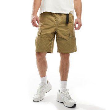 Шорти Asos Design cargo shorts belt detail khaki