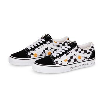 Кеди Vans Old Skool Love Me Love Me Not Daisy True White