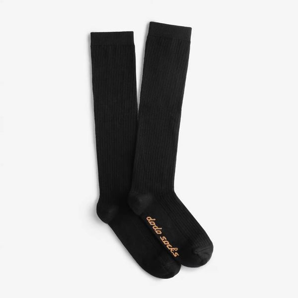 Підколінки в рубчик Dodo Socks &mdash; Midnight