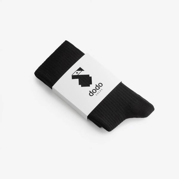 Підколінки в рубчик Dodo Socks &mdash; Midnight