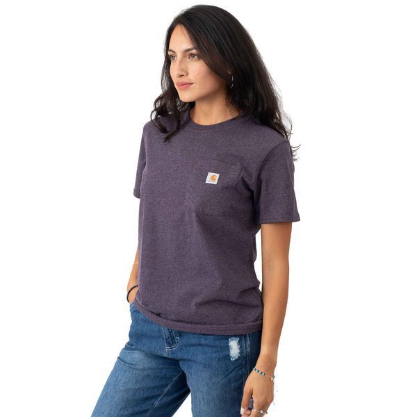 Футболка Carhartt WK87 Workwear Pocket T-Shirt Nocturnal Haze Heather