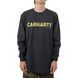 Лонгслів Carhartt Loose Fit Heavyweight Long Sleeve Logo Graphic T-Shirt Carbon Heather